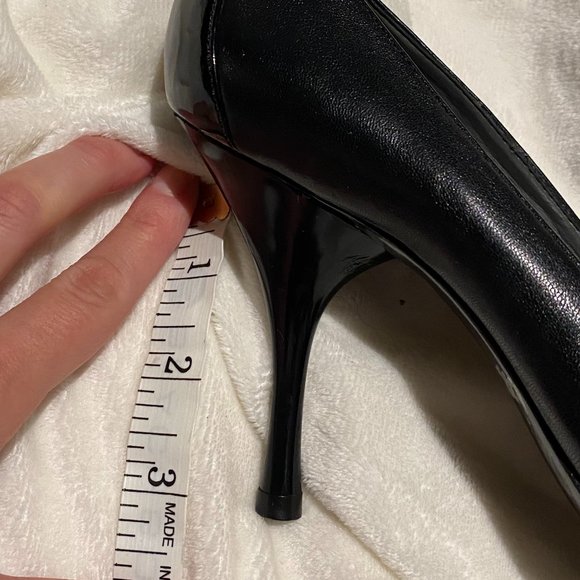 Via Spia black peep-toe pump - sz 7.5 - Picture 12 of 12